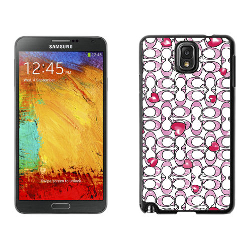 Coach Love Logo Pink Samsung Note 3 Cases DRR | Coach Outlet Canada